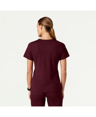 Women's Cesi 2-Pocket Slim Knit V-Neck Scrub Top