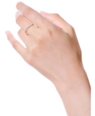 Twisted Rope Ring in 14K Gold, Size 8, approx. 1.5 grams.