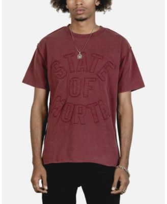 Men's State Of Morta Applique T-Shirt, Red