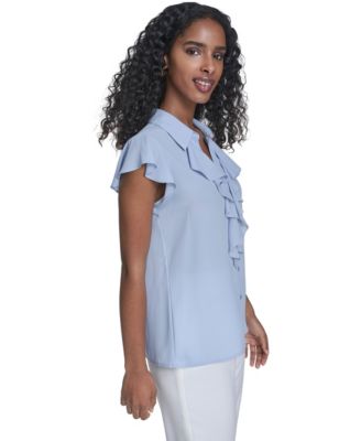Women's Solid Short-Sleeve Top