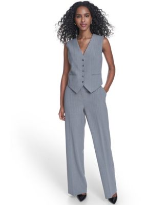 Women's Pinstripe Vest Top