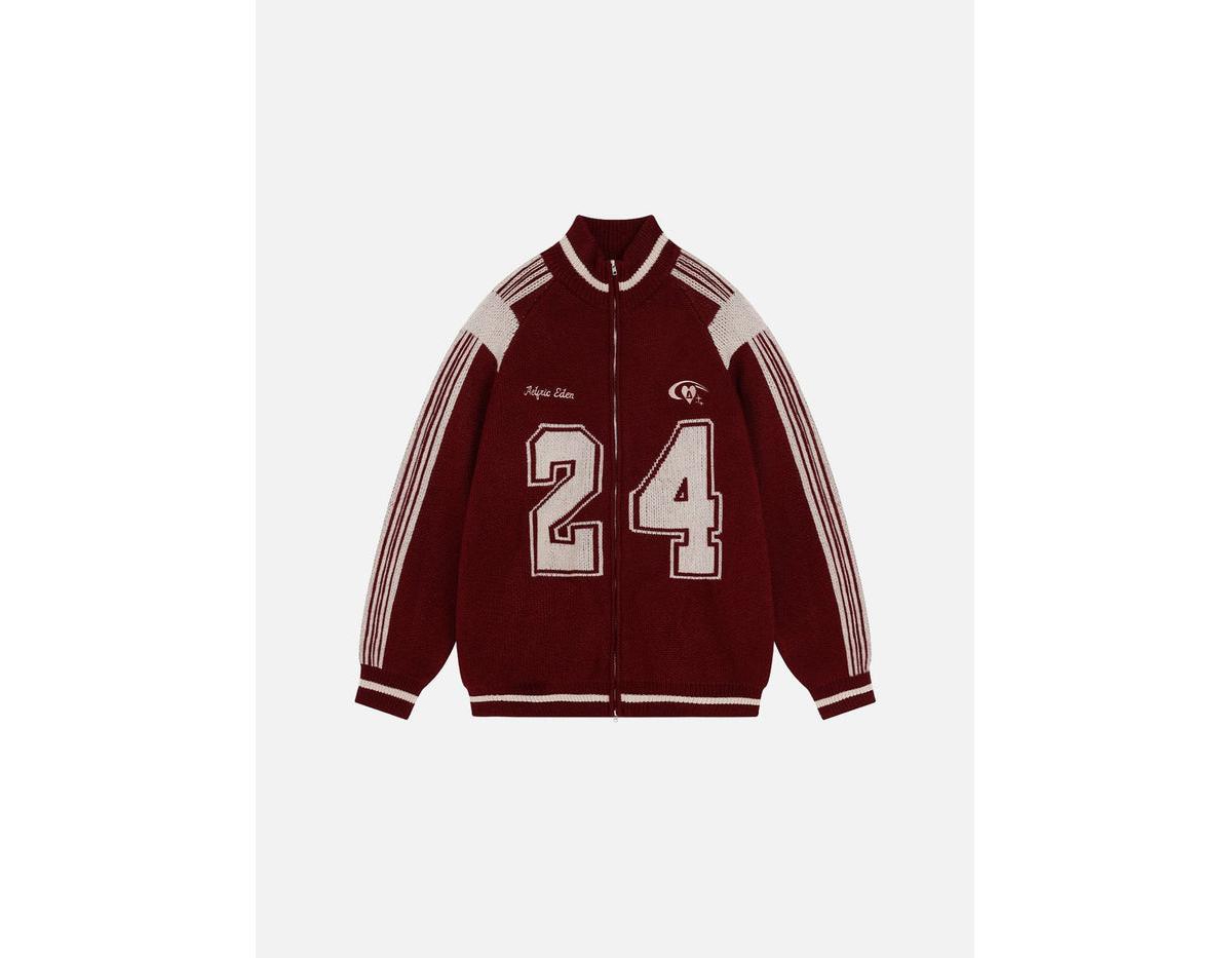 Aelfric Eden Women's 24 Jacquard Zip Up Cardigan