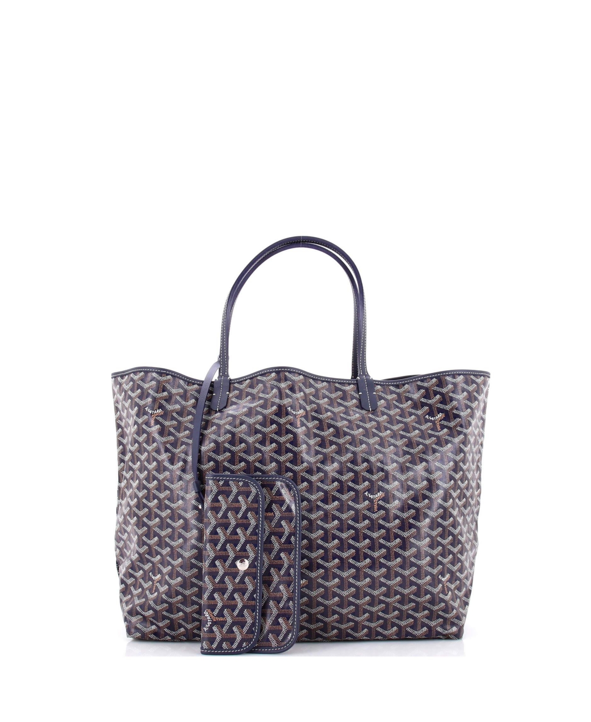 Pre-Owned Goyard Gm Saint Louis Tote Coated Canvas