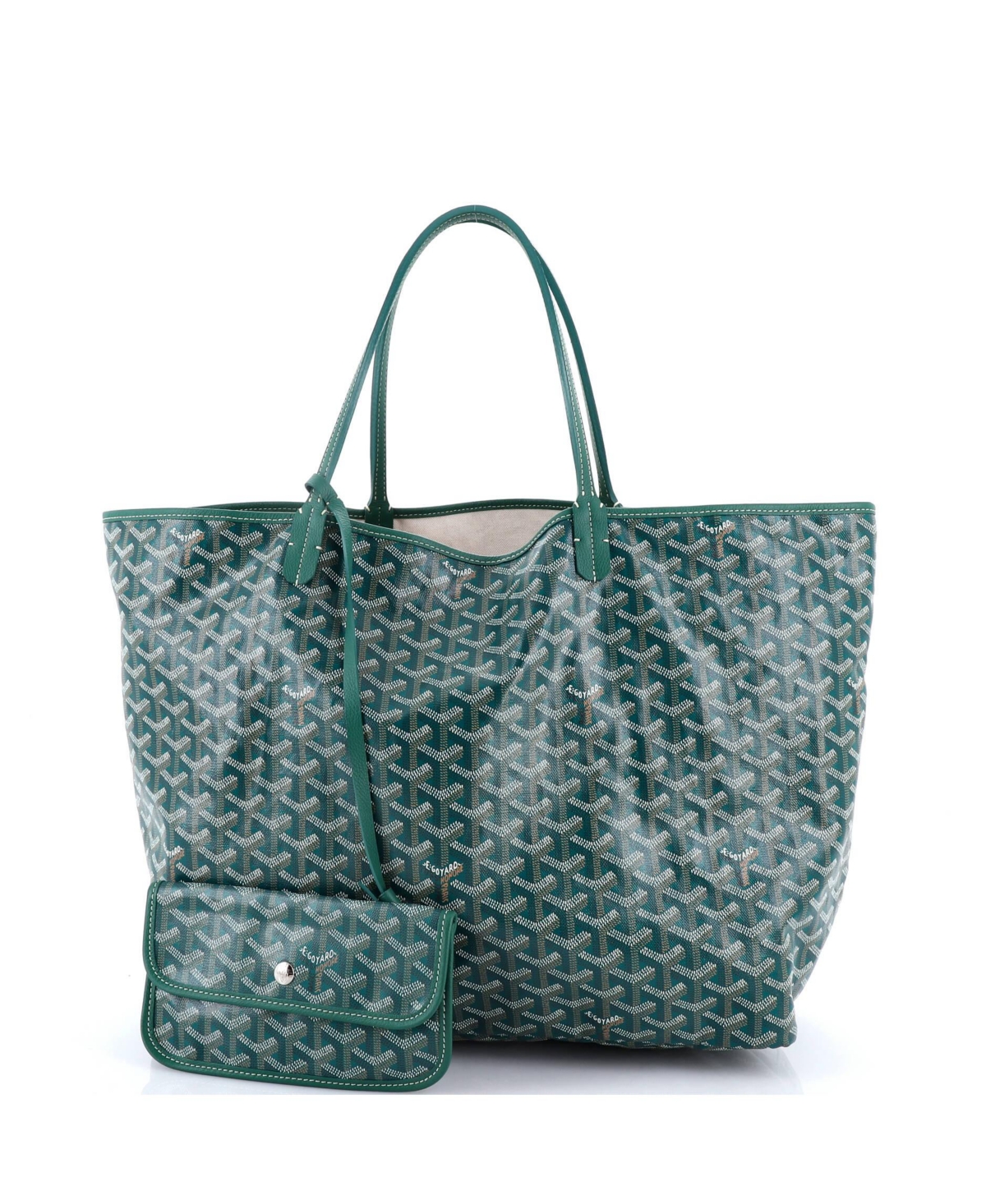 Pre-Owned Goyard Gm Saint Louis Tote Coated Canvas
