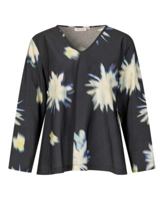 Women's Kala Long Sleeve V-Neck Blouse