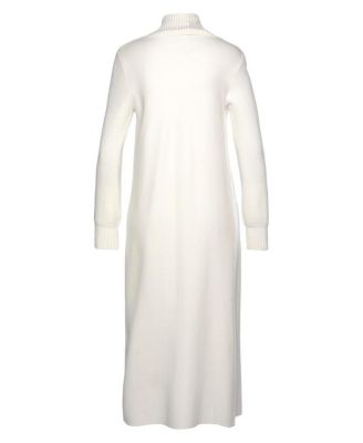 Women's Long Length Knit Cardigan With Pockets