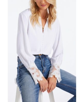 Women's BISHOP + YOUNG Ariel Lace Detail Blouse