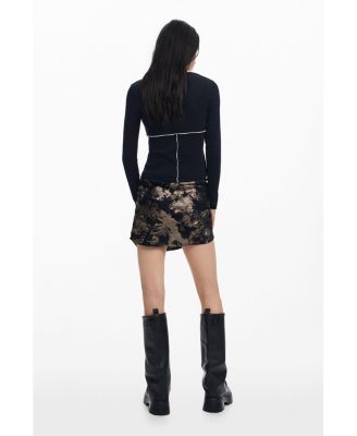 Women's Ribbed seam T-shirt