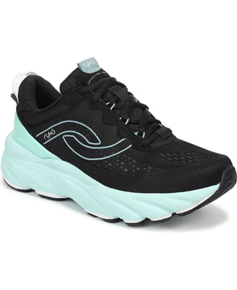 Женские кроссовки Ryka Devotion Swift Round Toe, цвет: Чёрный сетчатый