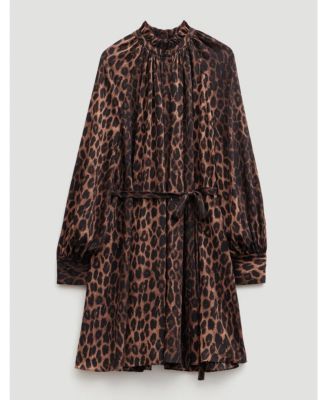 Women's Printed Chiffon Mini Dress