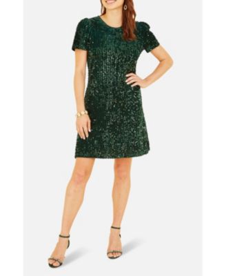 Women's Sequin Tunic Mini Dress