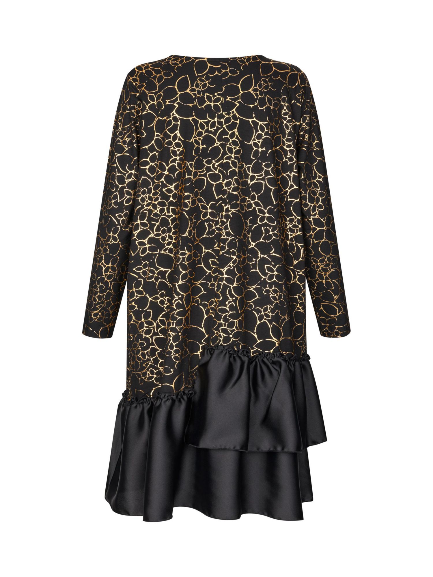 Women's MaNylindra Metallic Floral Print Dress