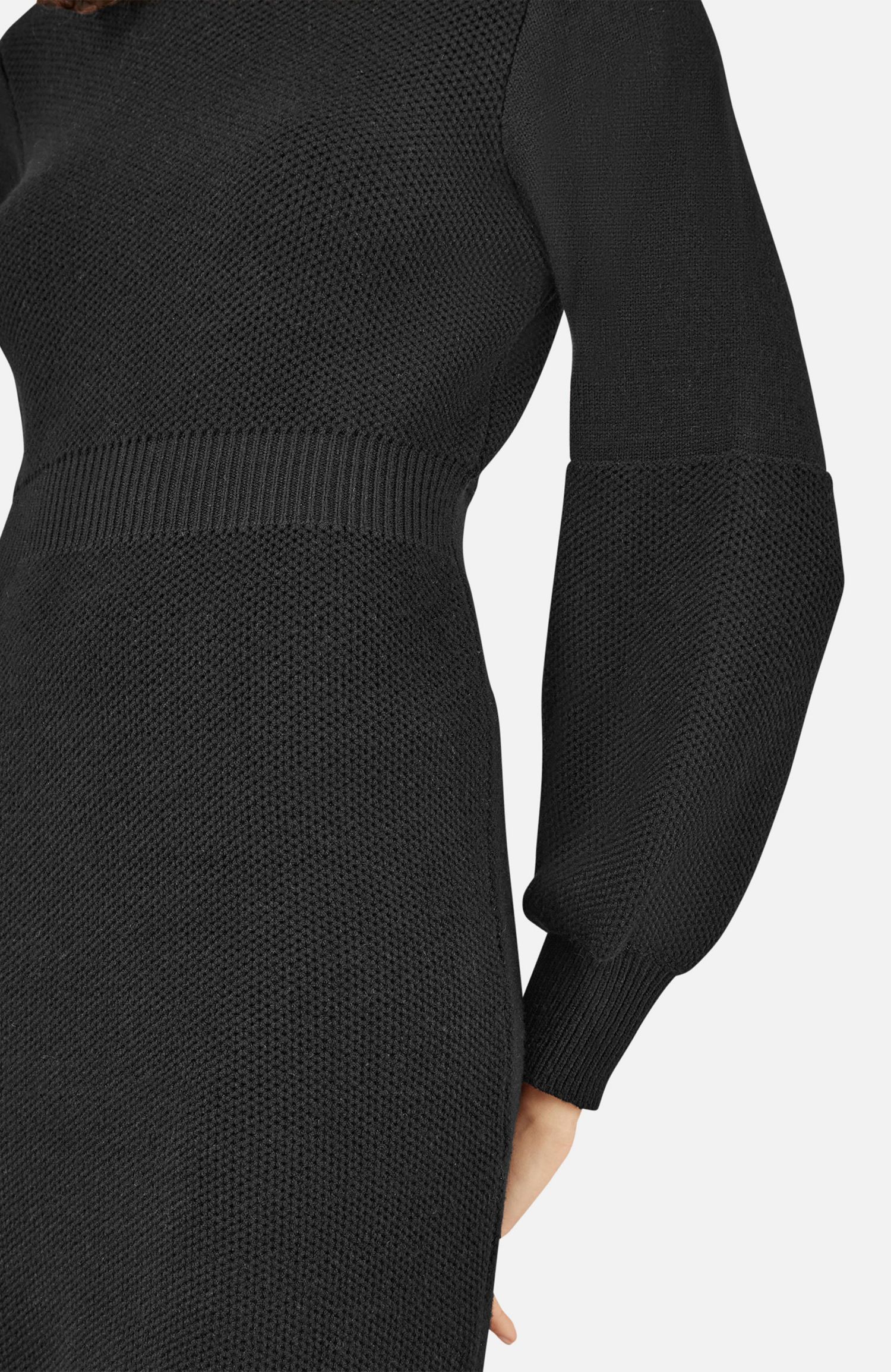 Women's Roll Neck Knitted Dress