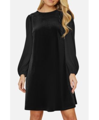 Women's Velvet Tunic Dress