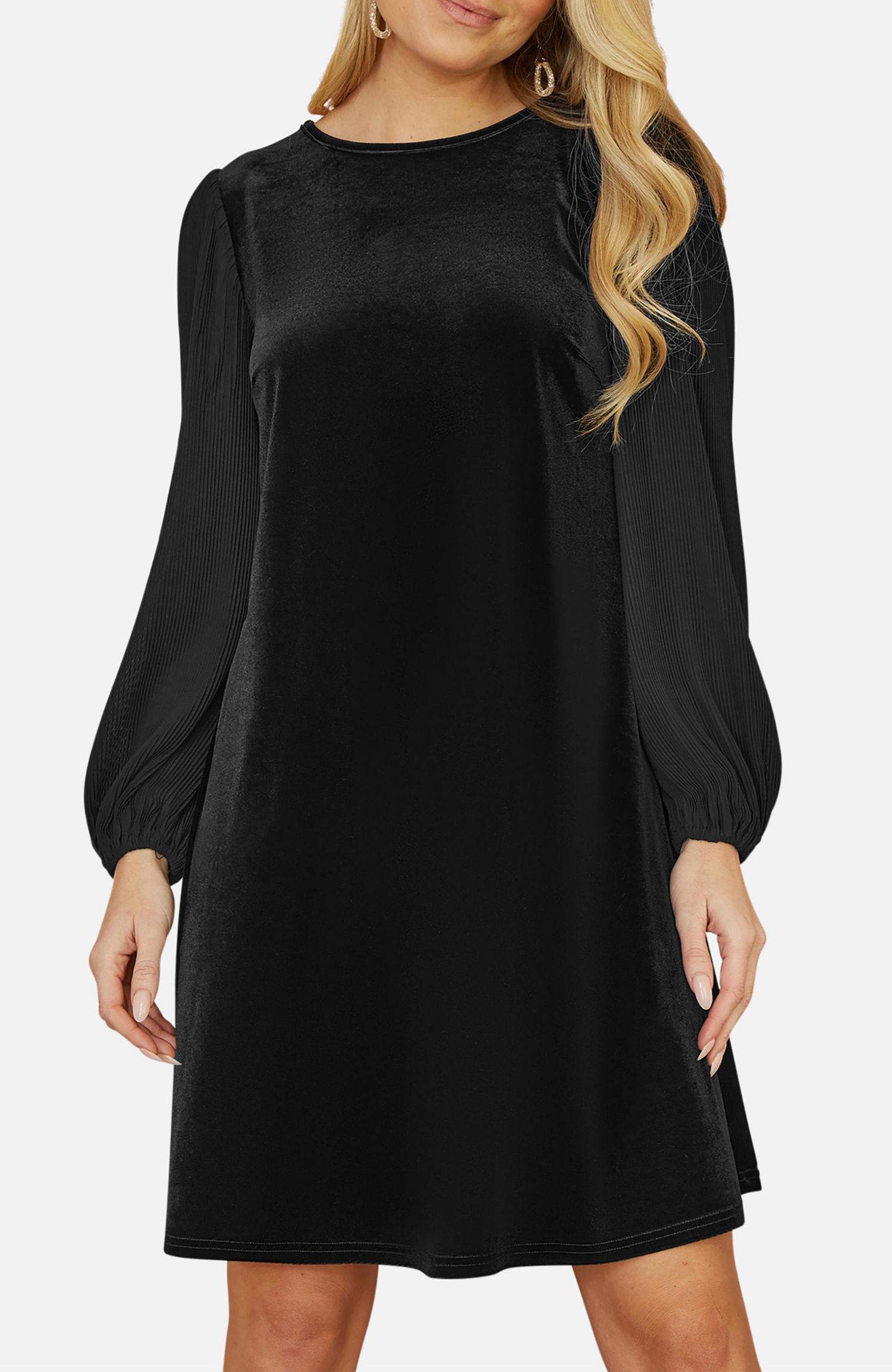Women's Velvet Tunic Dress