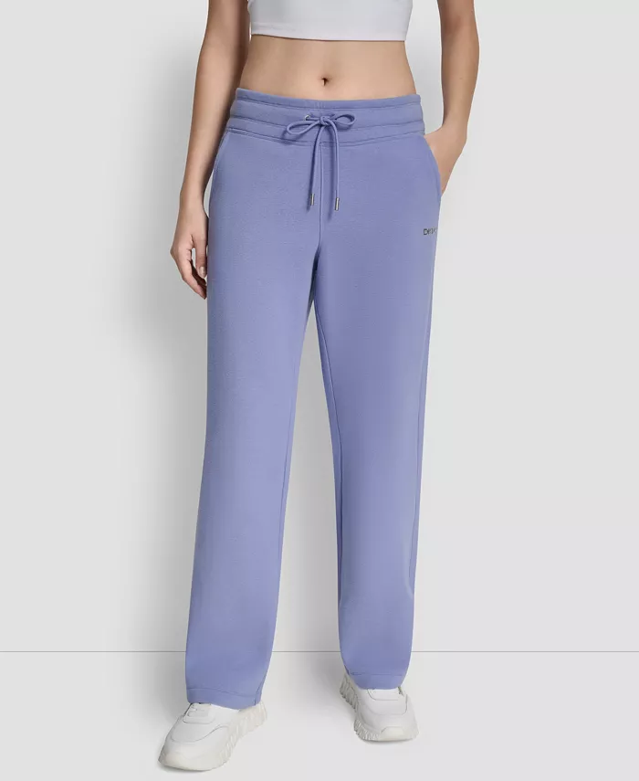Women's Metallic Bubble Open Leg Pull-On Pants - thumbnail 8