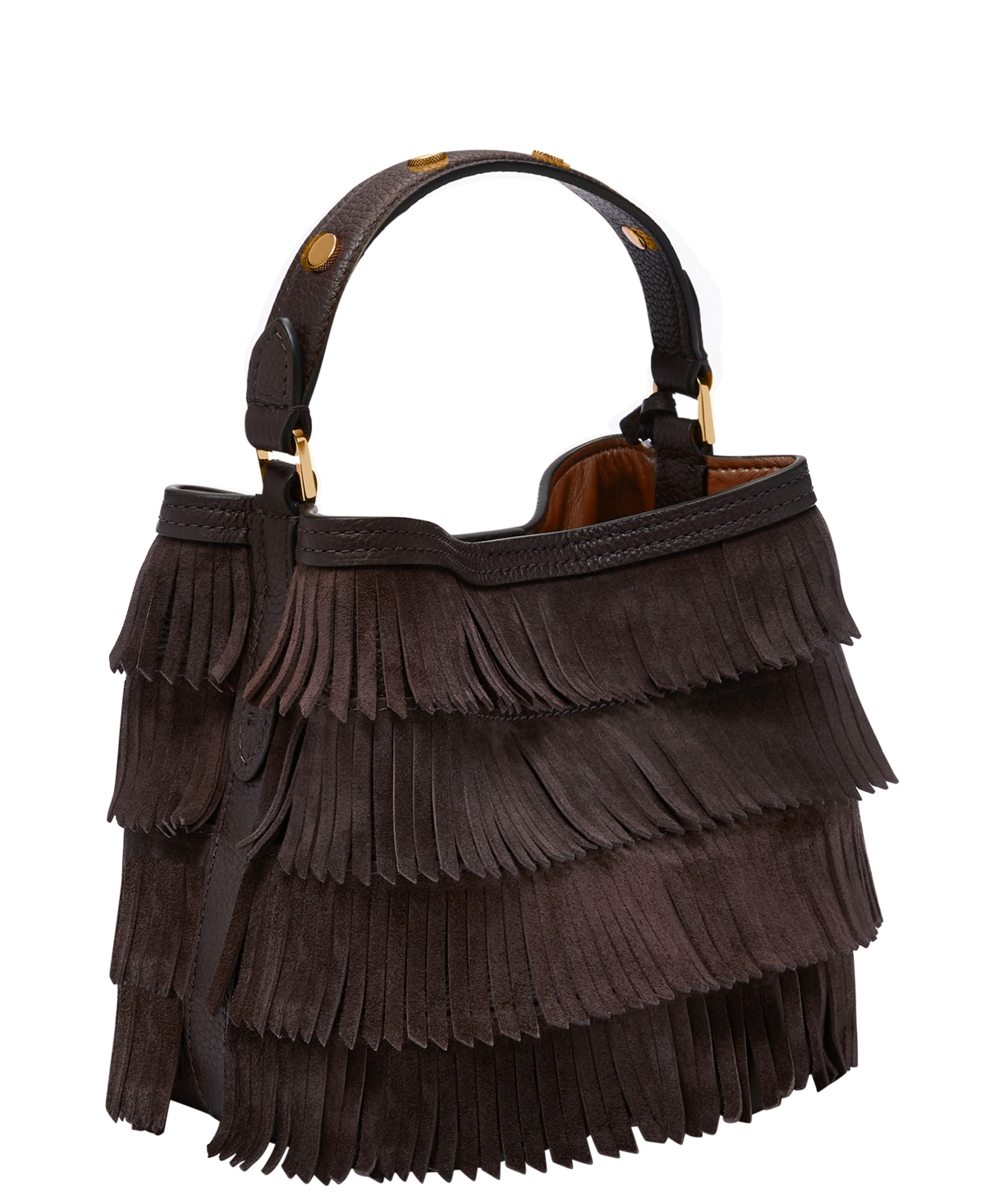 Fossil Jessie Bucket Shoulder Bag In Brown