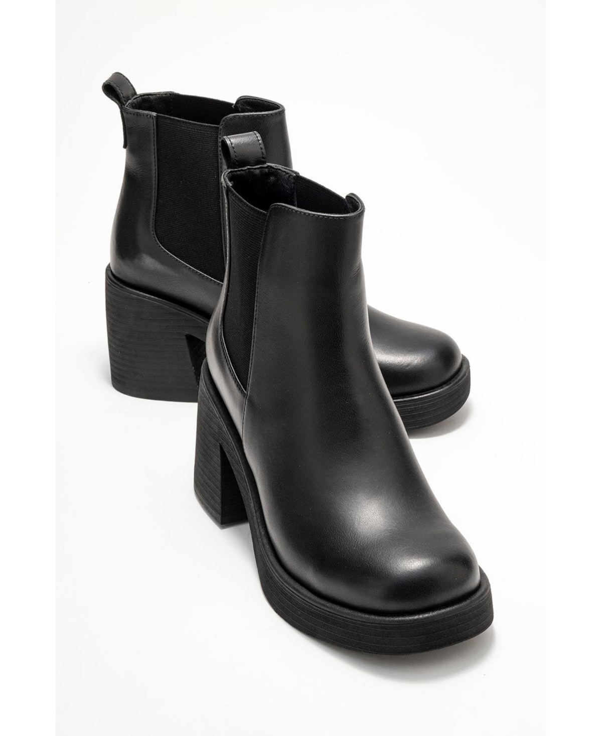 Forever & Always Women's Shoes Lysa Leather Platform Boot