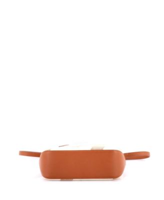 27 Cabas H en Biais Tote Canvas with Leather