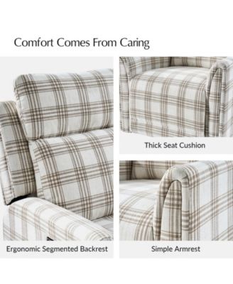 Alfons Swivel And Rocker Power Recliner With Headrest