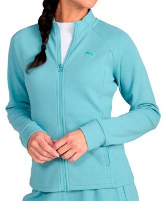 Women's Textured Knit Full-Zip Jacket