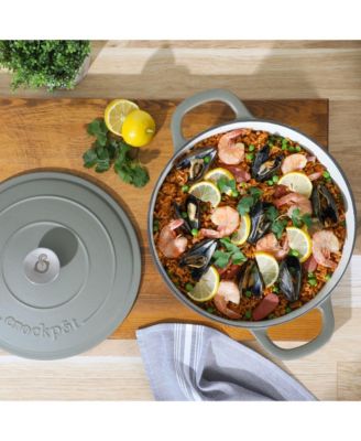 Crock Pot Artisan 7-Quart Round Dutch Oven - Matte Dusty Pink