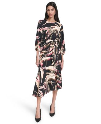 Women's Printed Midi Dress