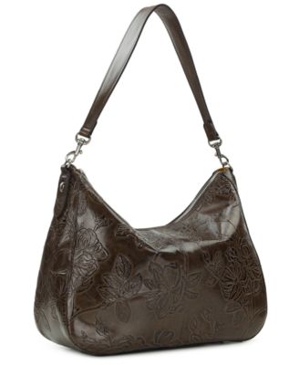Athani Bark Leaves Large Shoulder Handbag
