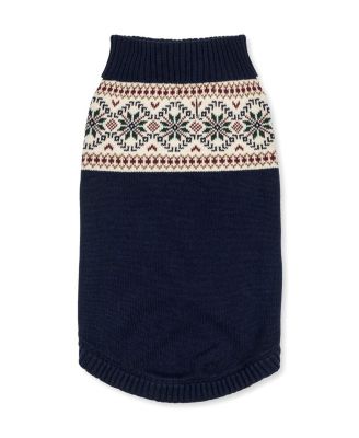 Organic Fair Isle Dog Sweater