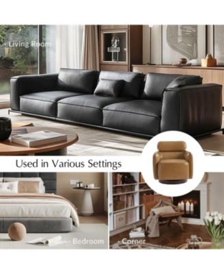 Adjustable Headrest Rick Modern Swivel Chair