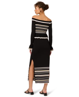 Women's Off-The-Shoulder Midi Dress