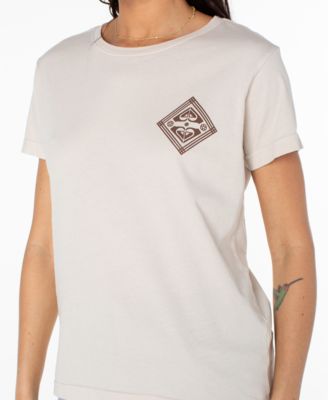 Women's Nouveau Hibiscus Boyfriend Crewneck Short-Sleeve T-Shirt