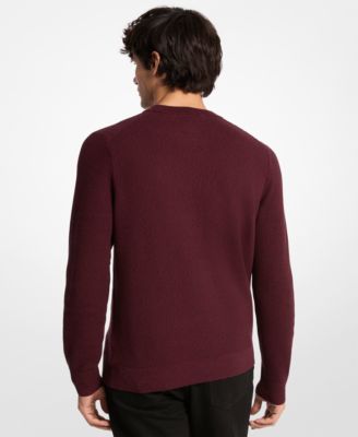 Men's Mouline Textured Crewneck Sweater