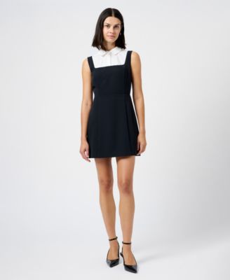 Women's Collared Sleeveless Mini Dress
