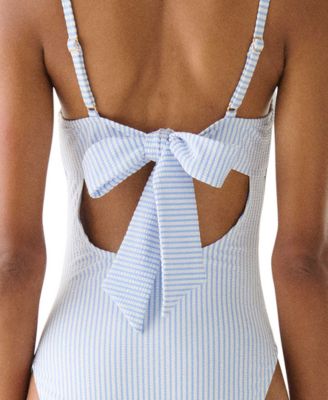 Women's Bow Back One-Piece Swimsuit