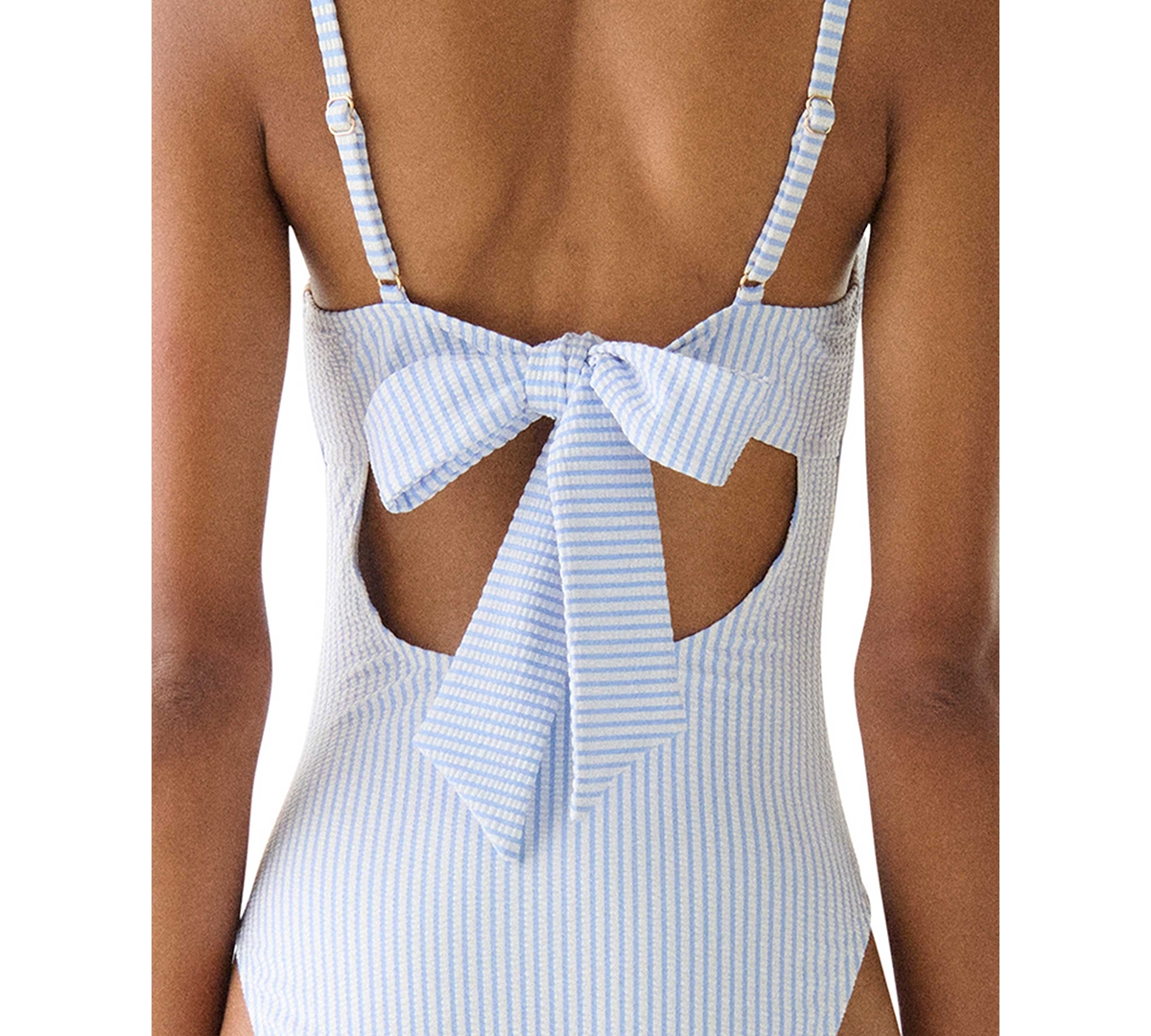 kate spade new york Women's Bow Back One-Piece Swimsuit