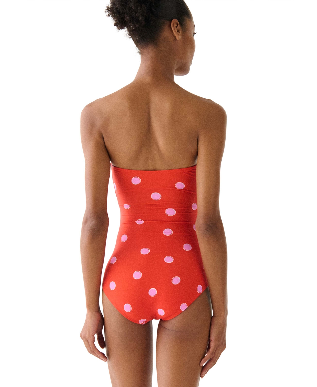 kate spade new york Women's Bandeau One-Piece Swimsuit