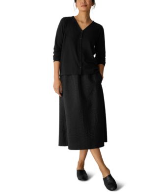 Women's V-Neck Button Front Top