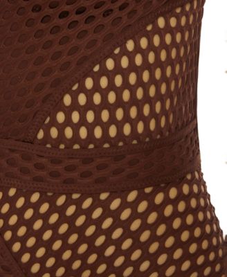 Women's Castaway Fishnet One-Piece Swimsuit