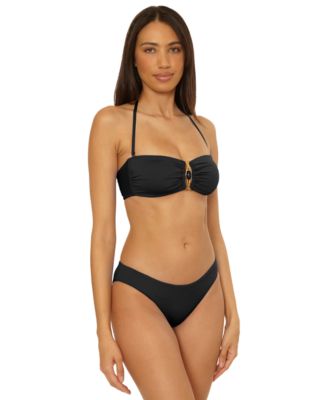 Women's Rock-Solid Gold Buckle Bandeau Top