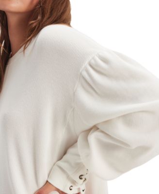 Women's Lapis Long-Sleeve Top