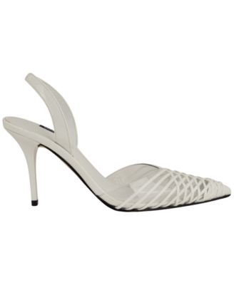 Women's Pemma Woven Slingback Stiletto Pumps