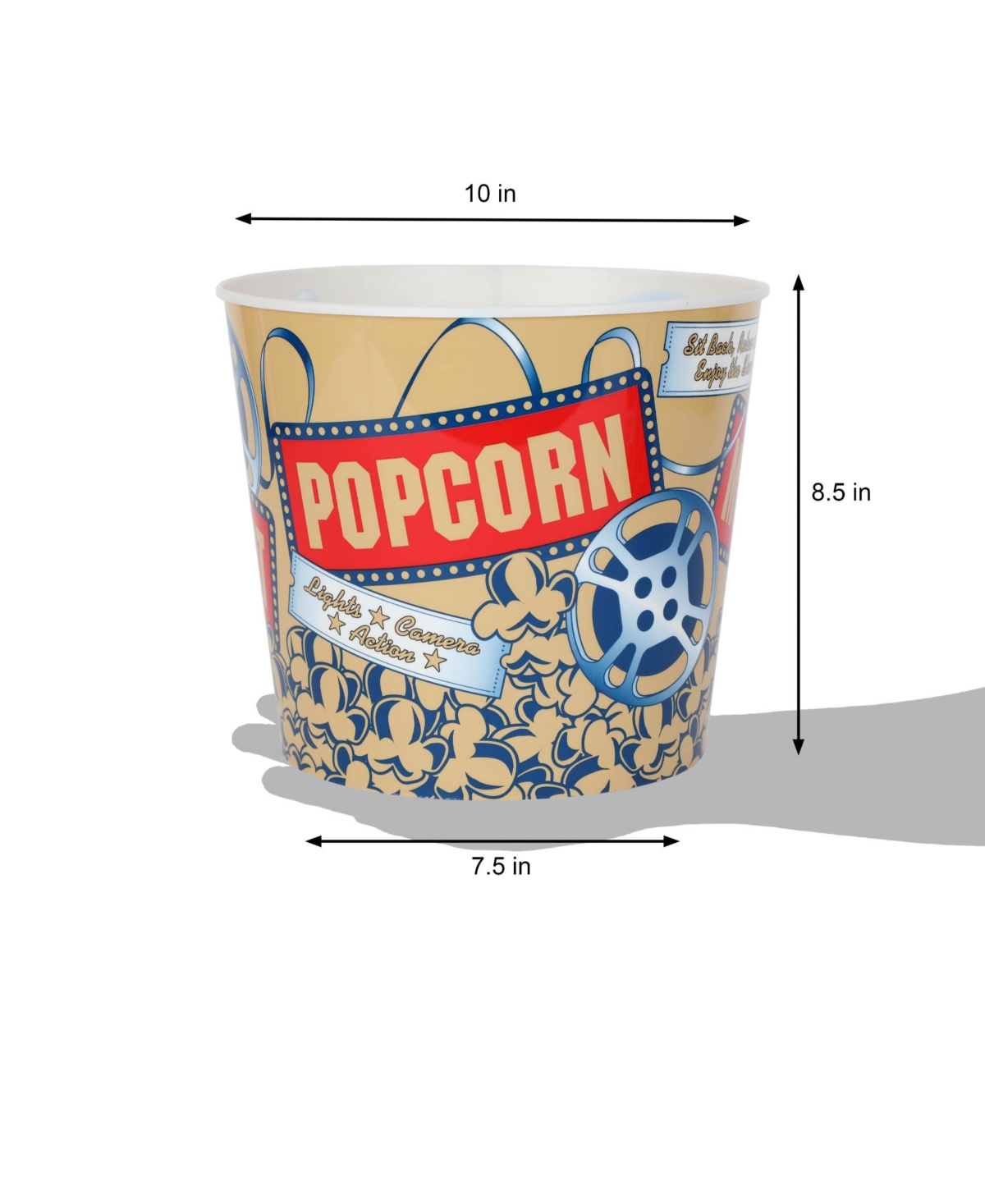 Wabash Valley Farms Retro Style Popcorn Tub, 1.2 Lbs. In Multi
