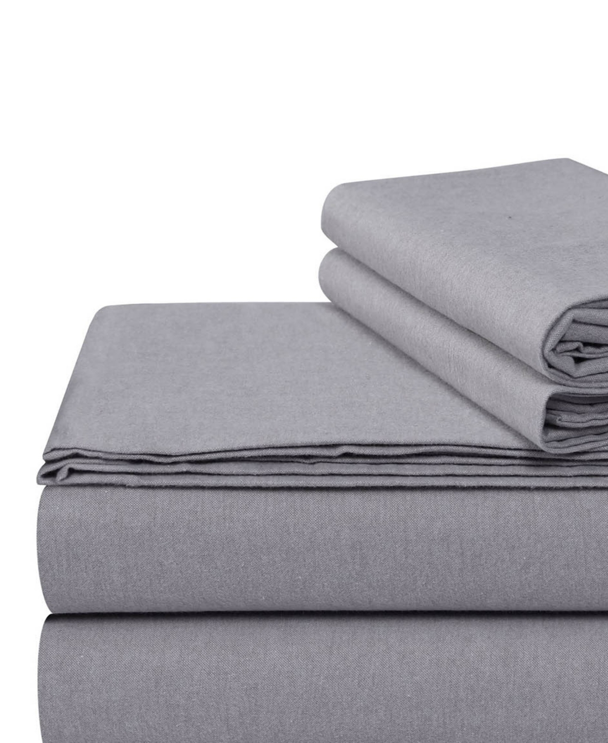 Tribeca Living Portuguese Cotton 4-pc. Extra Deep Pocket Sheet Set, California King In Gray