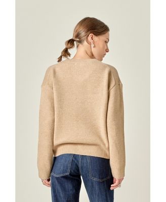 Women's Lettering Sweater