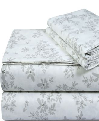 300-Thread Count Cotton 3-Pc. Extra Deep Pocket Sheet Set, Twin XL