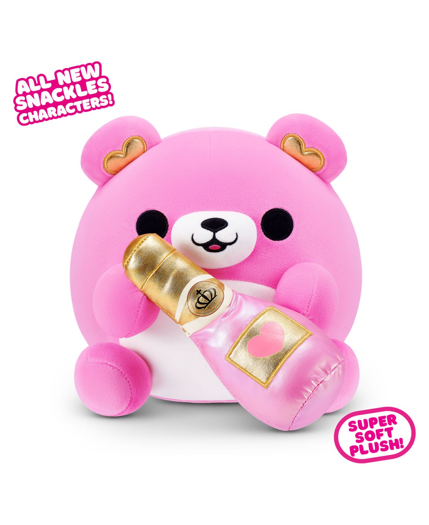 Детские мягкие игрушки ZURU Snackles S2 Valentine 8" Bear, цвет: Разноцветный — фото 2