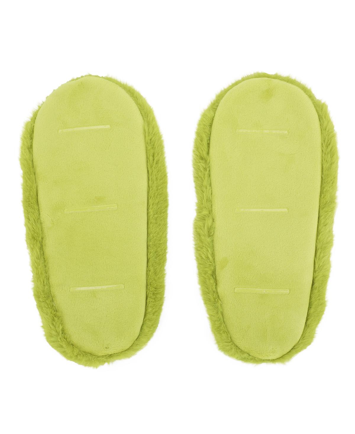The Grinch Women's Adult Reversible Slipper Socks-l/Xl