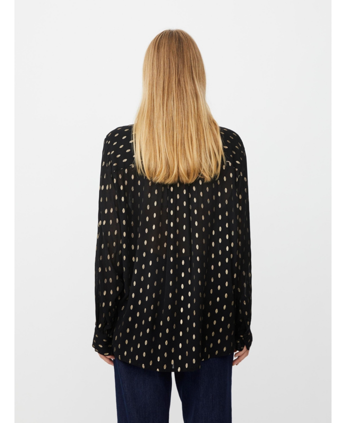 Masai Copenhagen Women's MaInoria Neck Tie Shirt