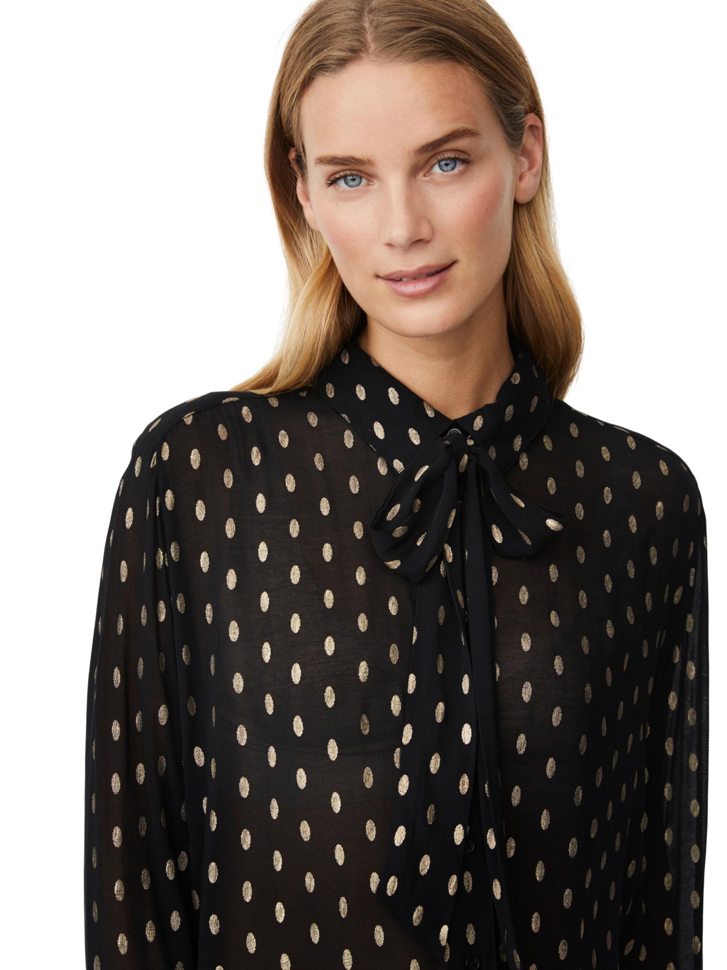 Women's MaInoria Neck Tie Shirt
